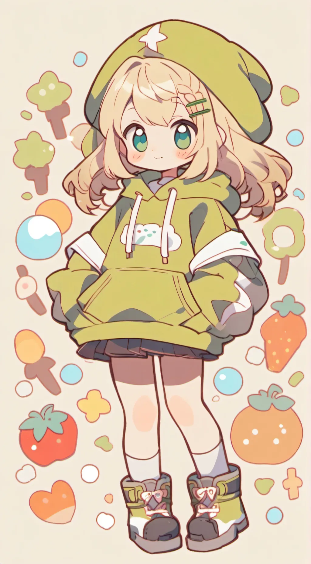 ai character: Addison ♡ background