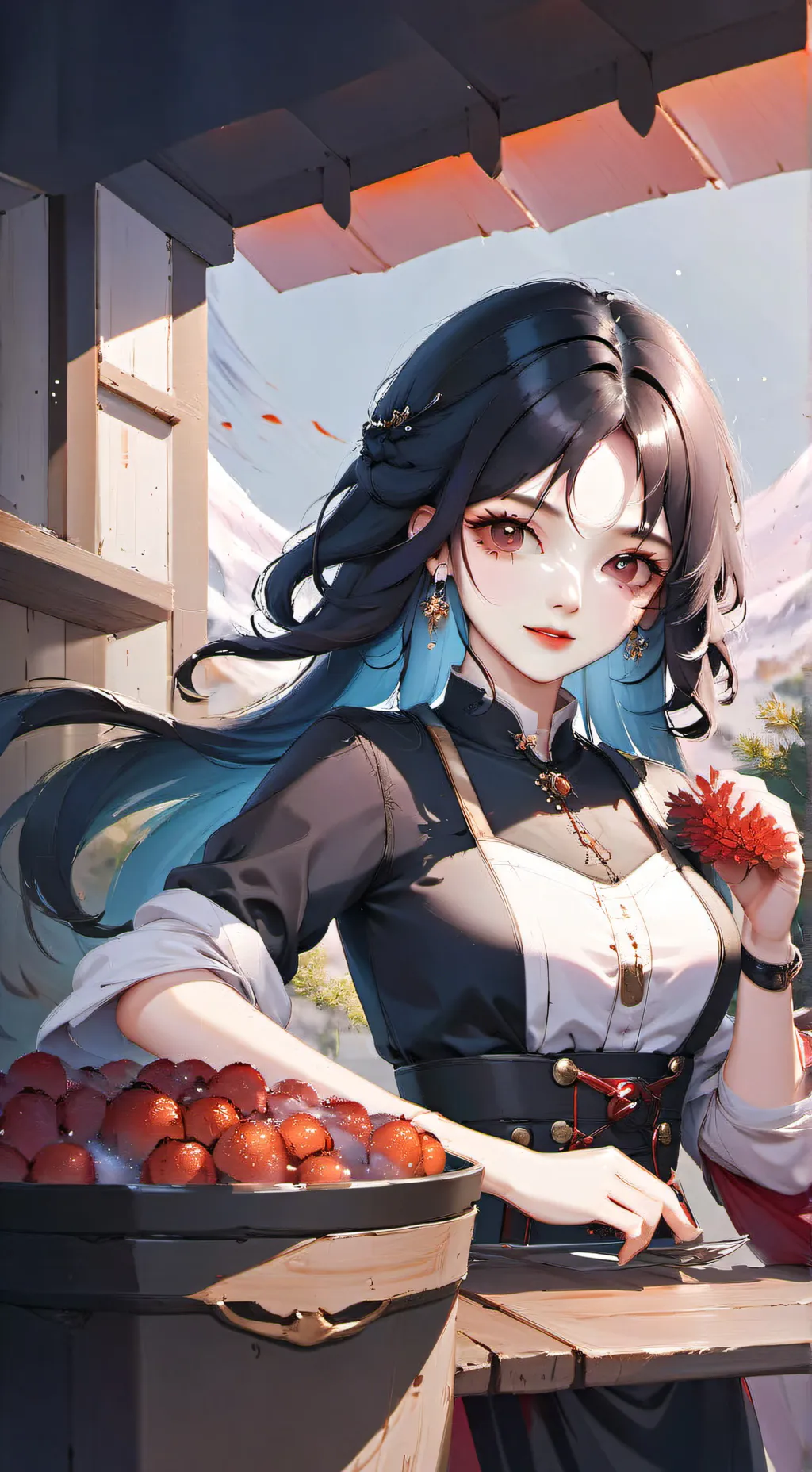 ai character: Lilly background