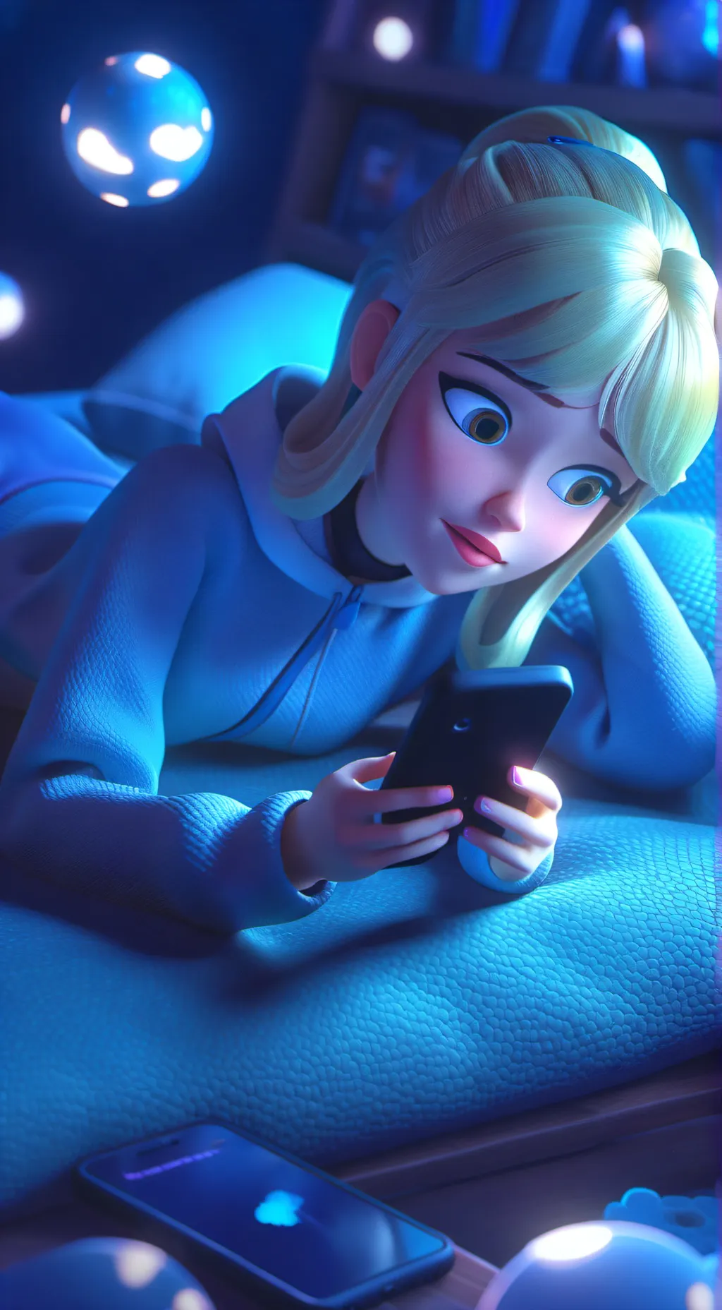 ai character: izzy background