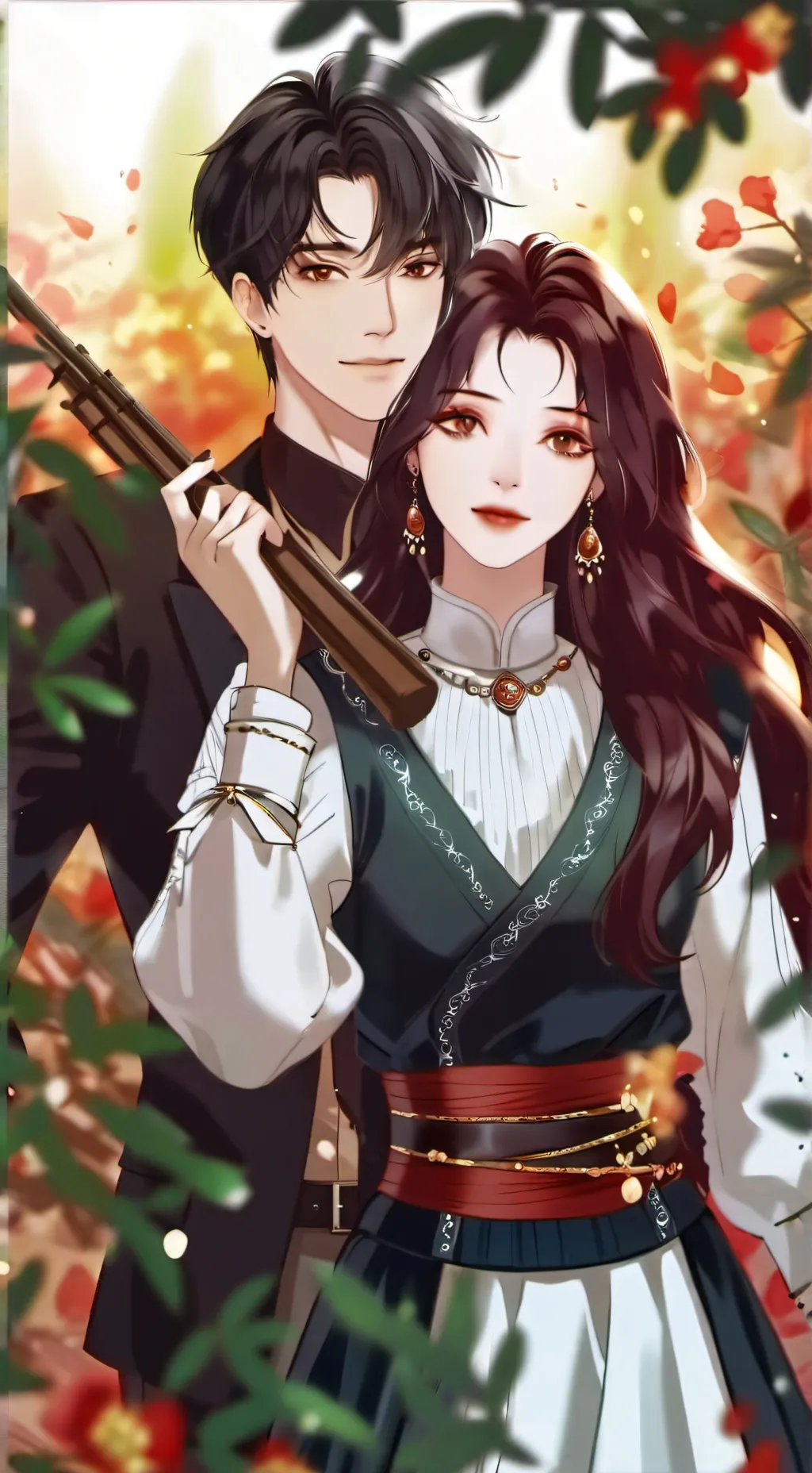 ai character: Thoma et Zoé background