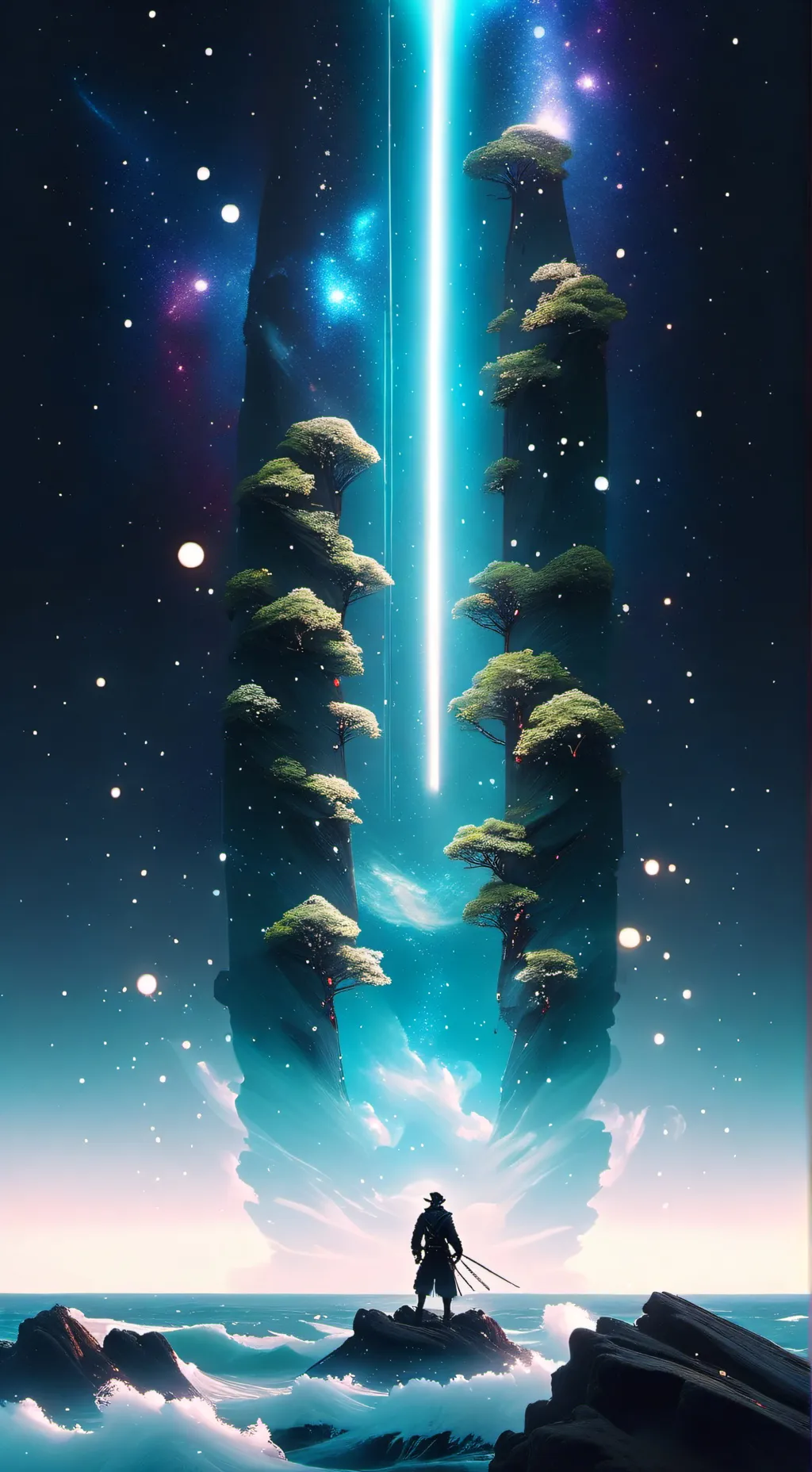 ai character: Azure🗡 background