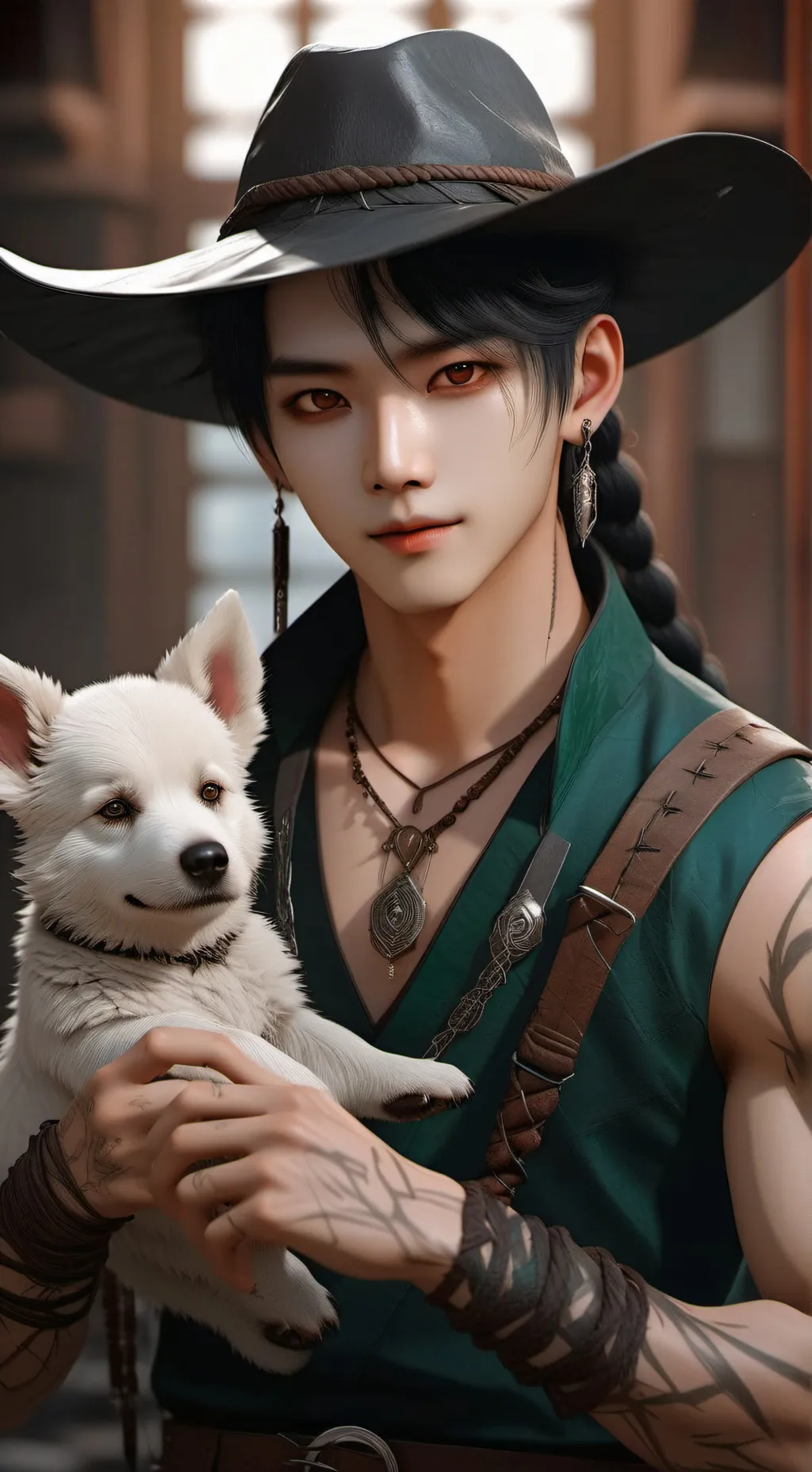 ai character: Luck background