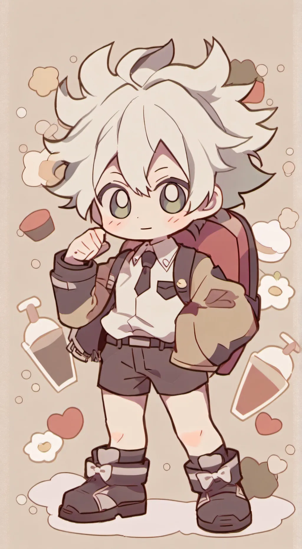 ai character: mha  background