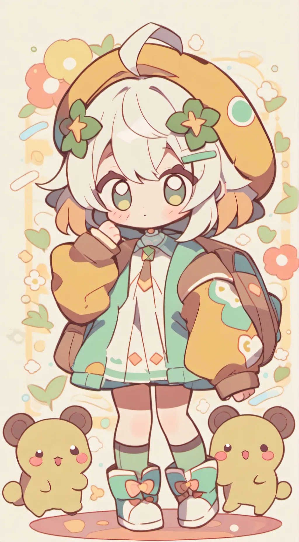 ai character: verdad o reto background