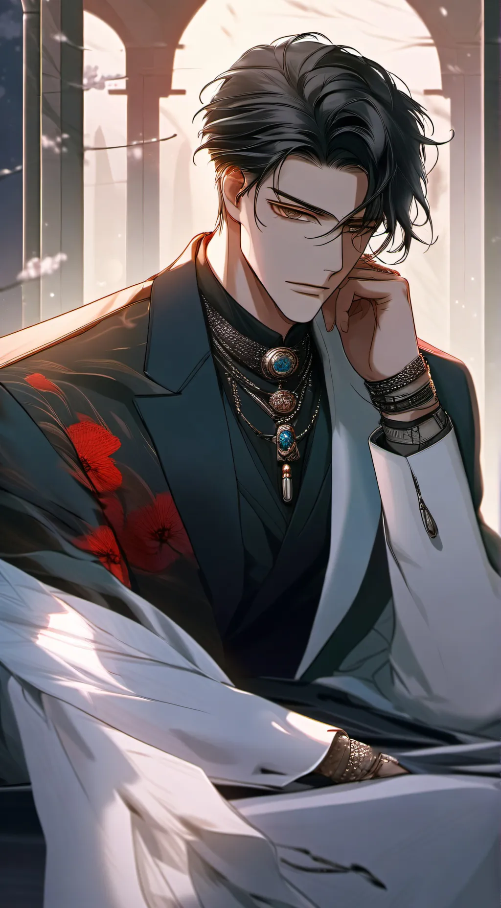 ai character: Xander  background