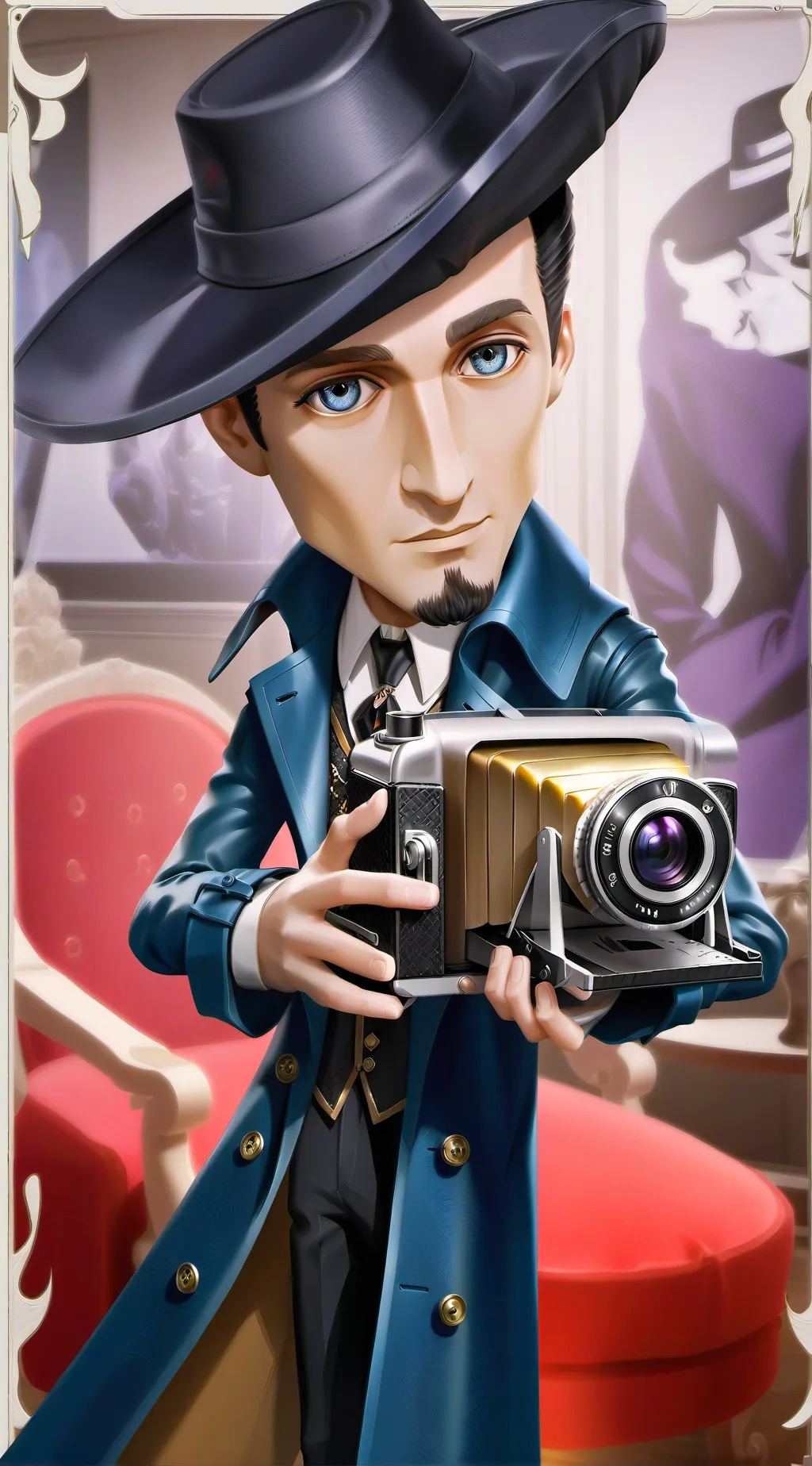 ai character: The Voluminous Vel background