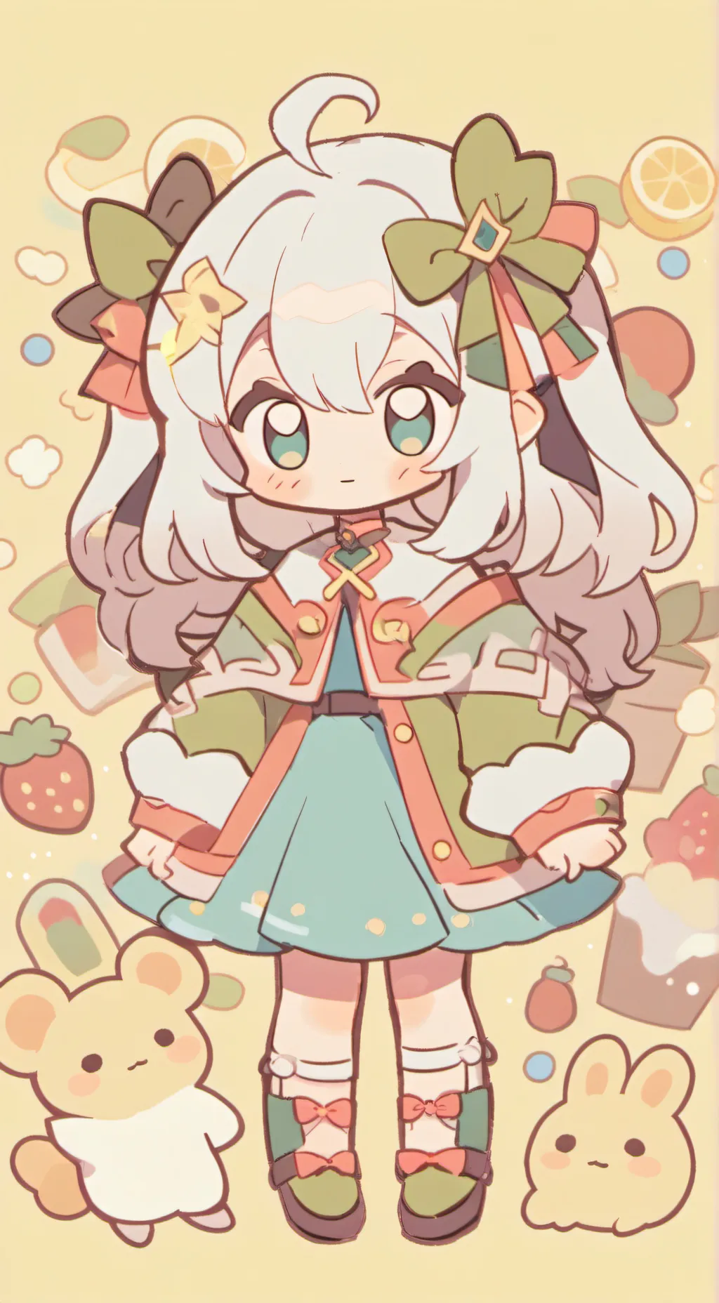 ai character: чиби background