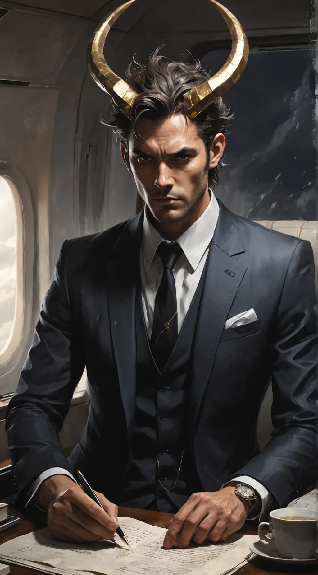 ai character: Lucien background