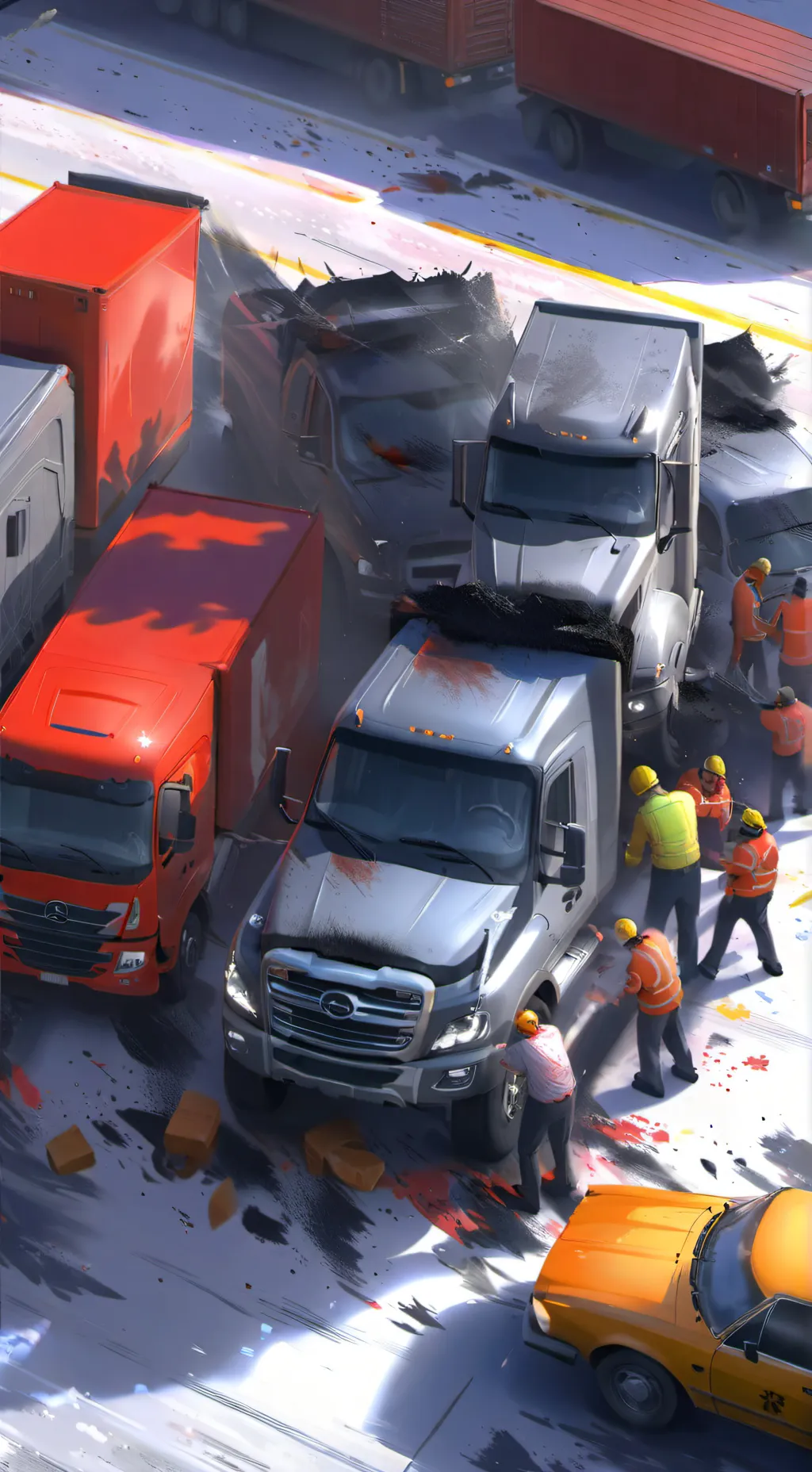 ai character: Pileup Highway background