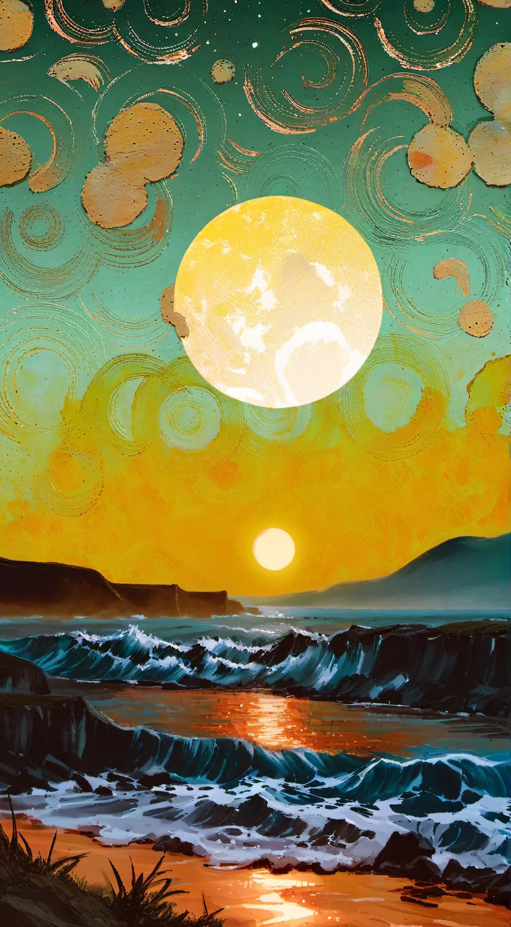 ai character: Dandy x Astro  background