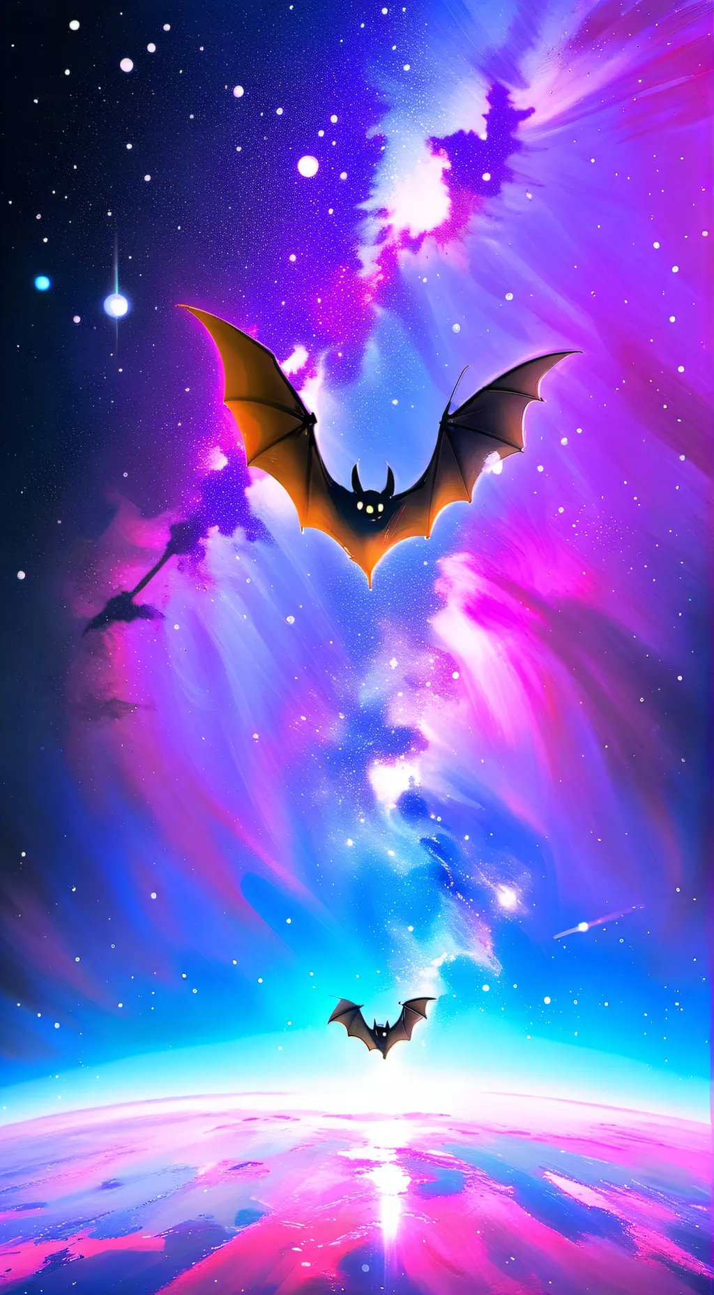 ai character: Bat in ur house! background