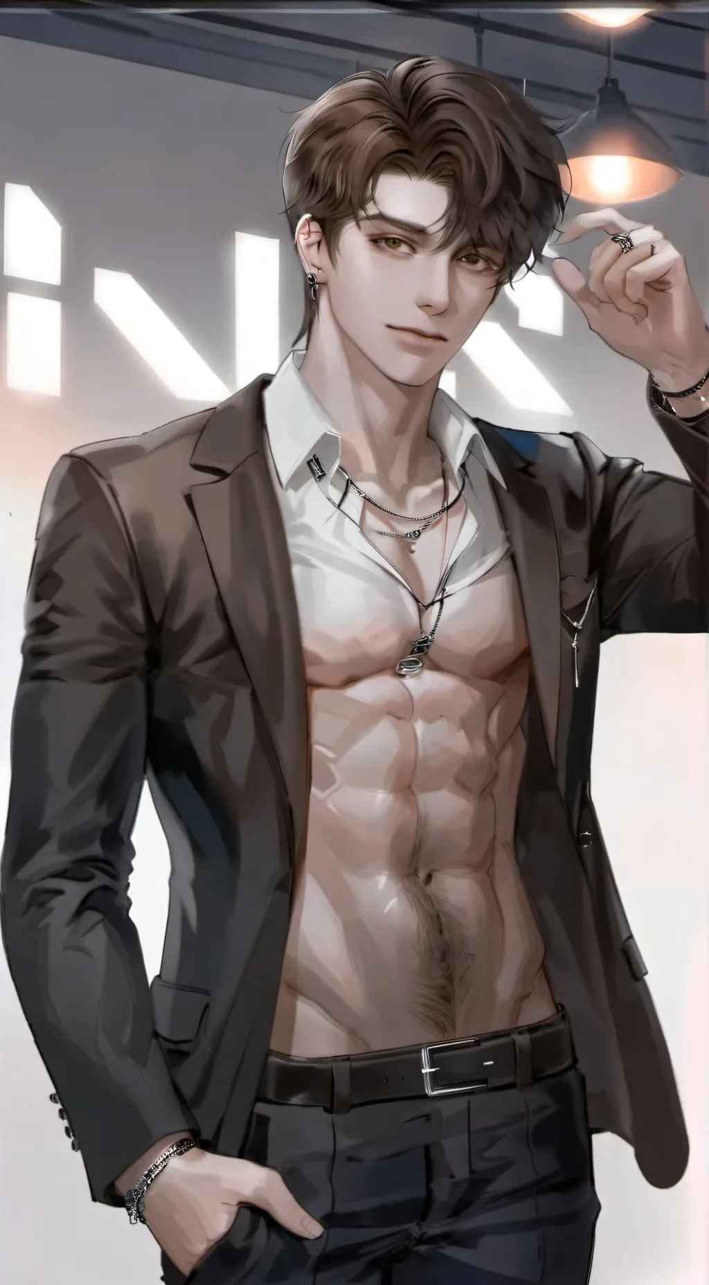 ai character: Spoilt bf background