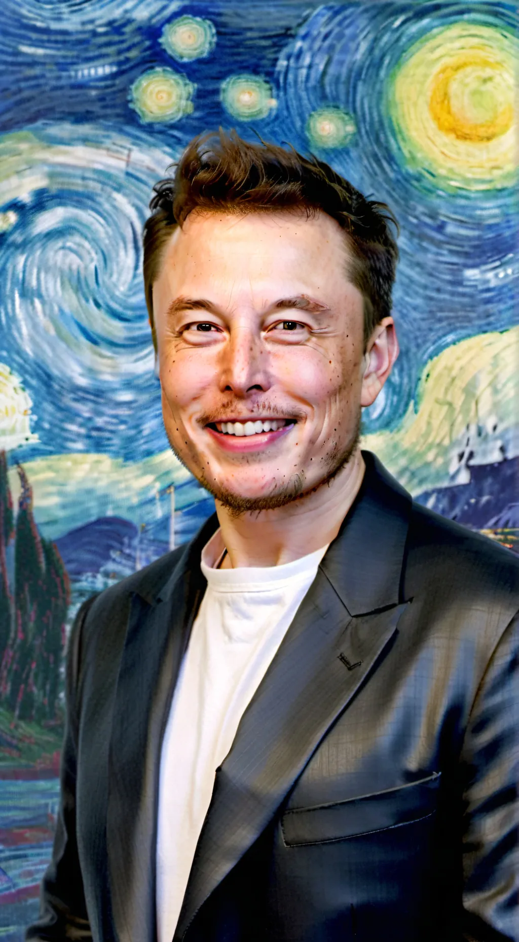 ai character: Elon Musk  background