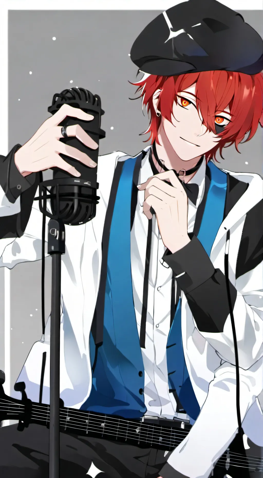 ai character: singer reunion  background