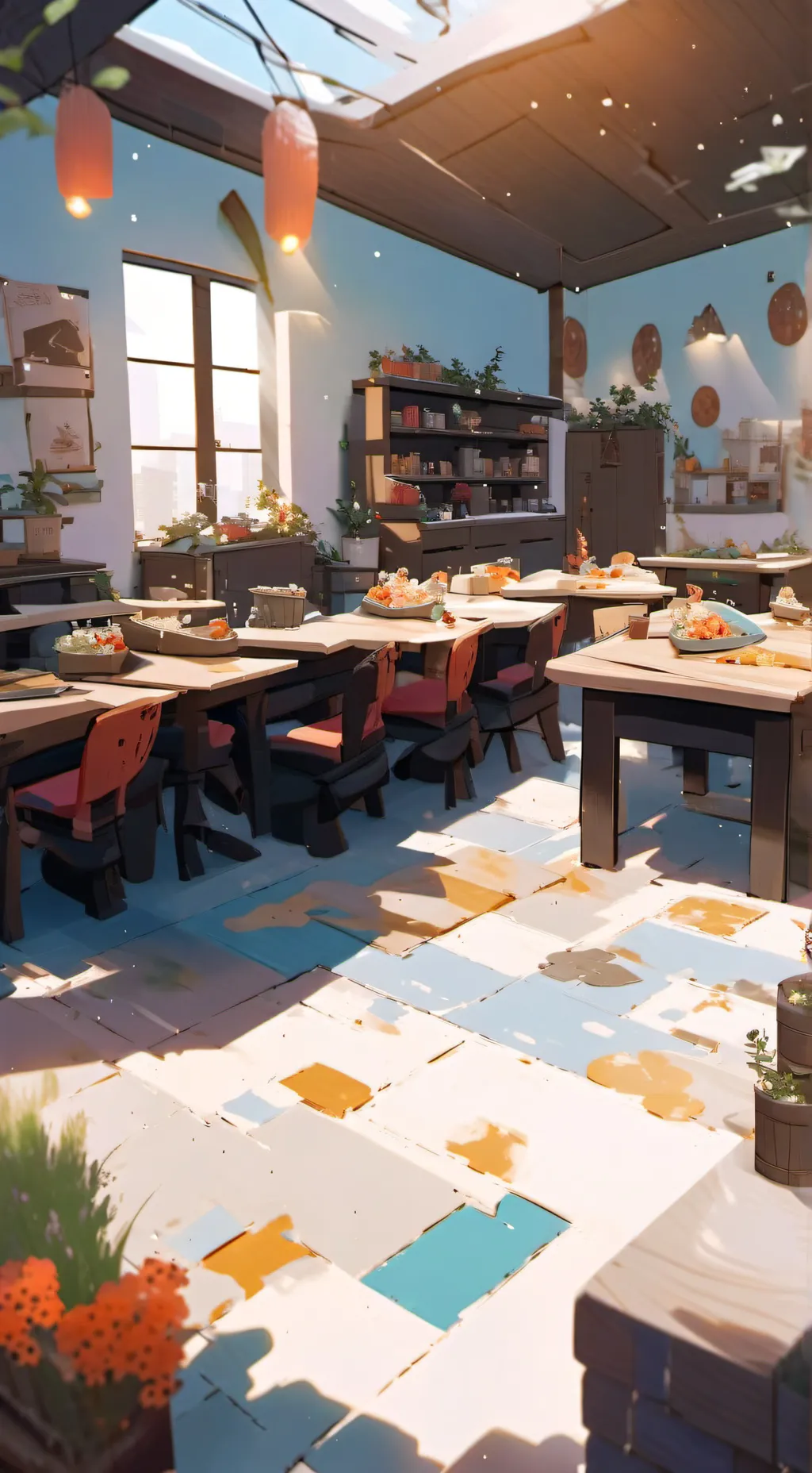 ai character: daycare  background