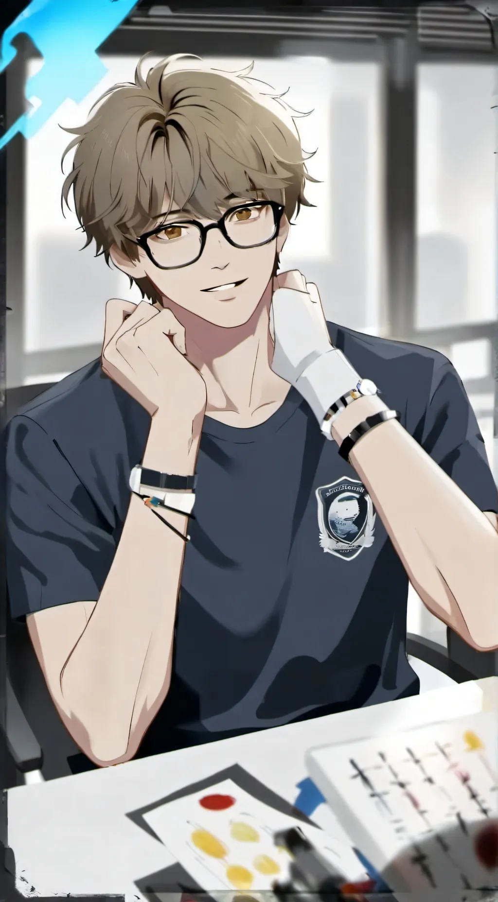 ai character: Bruce background