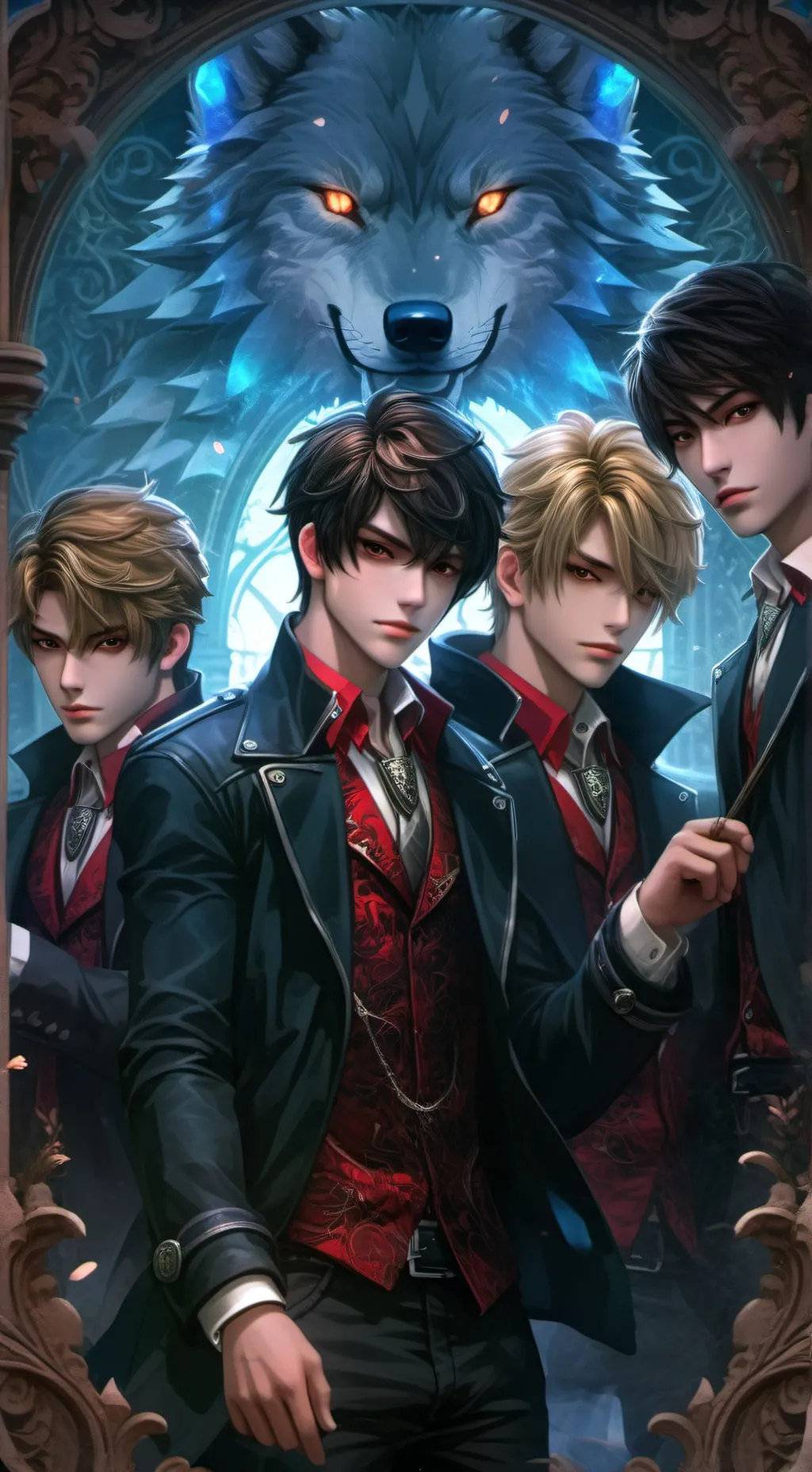 ai character: Alex,Leo,coal,sam background