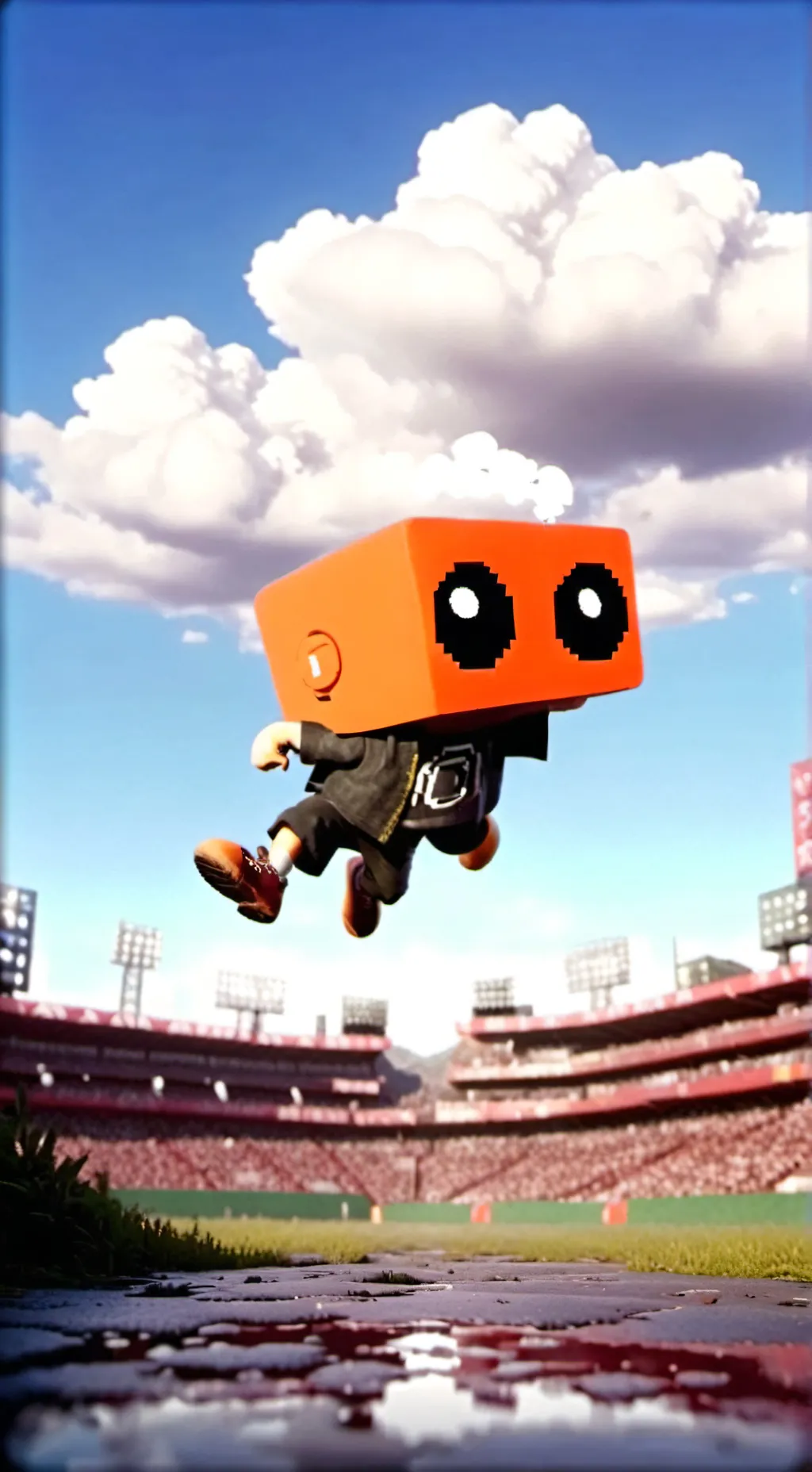 ai character: Funny Talkie 2 background