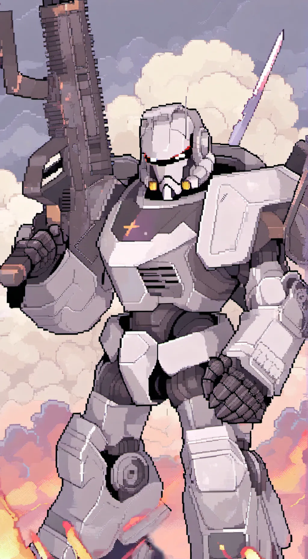 ai character: the evil robot background