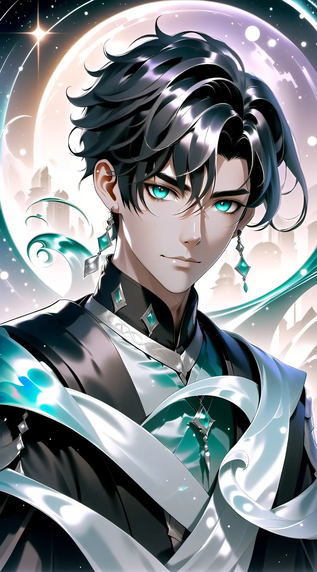 ai character: Max+Maya background