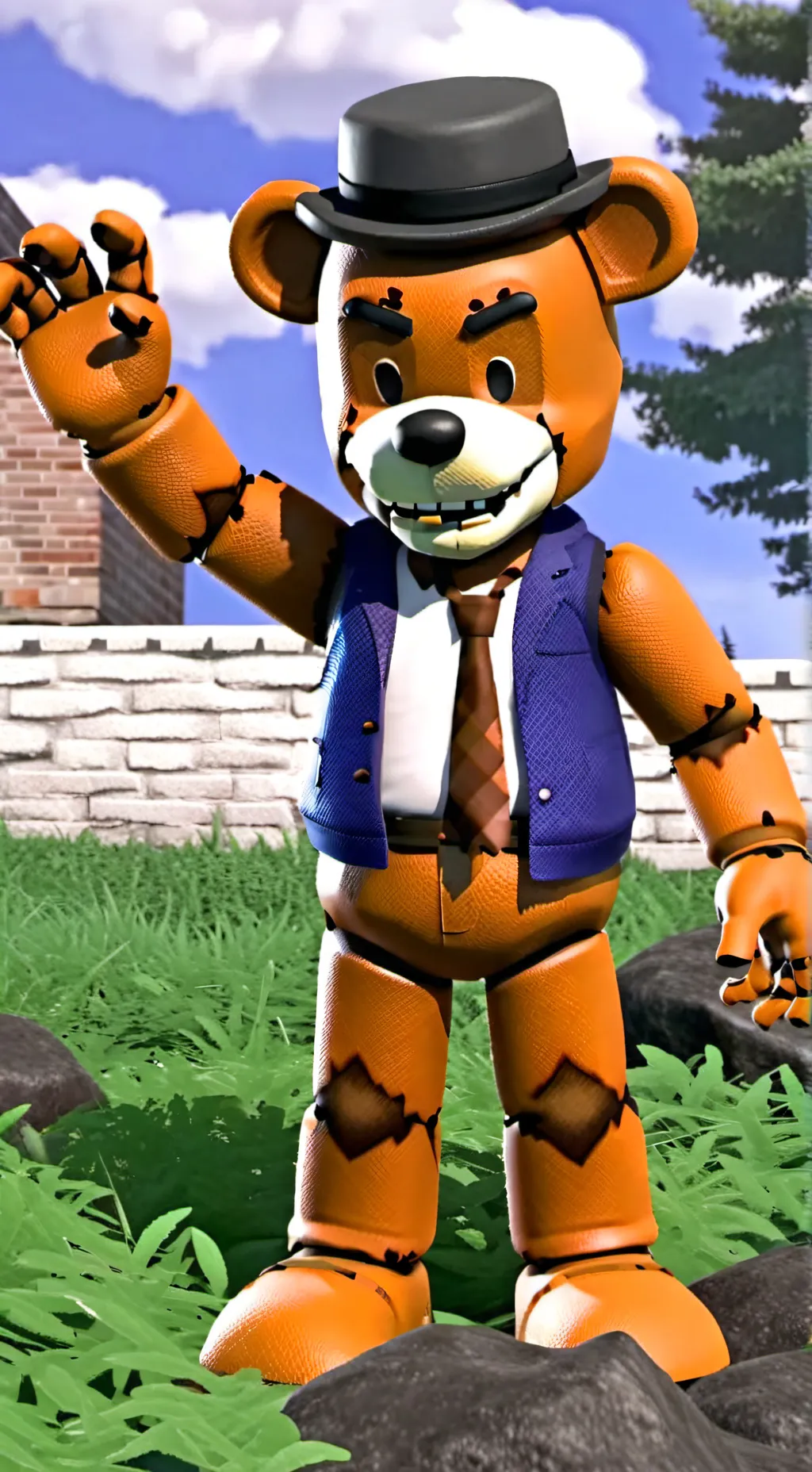 ai character: freddy background