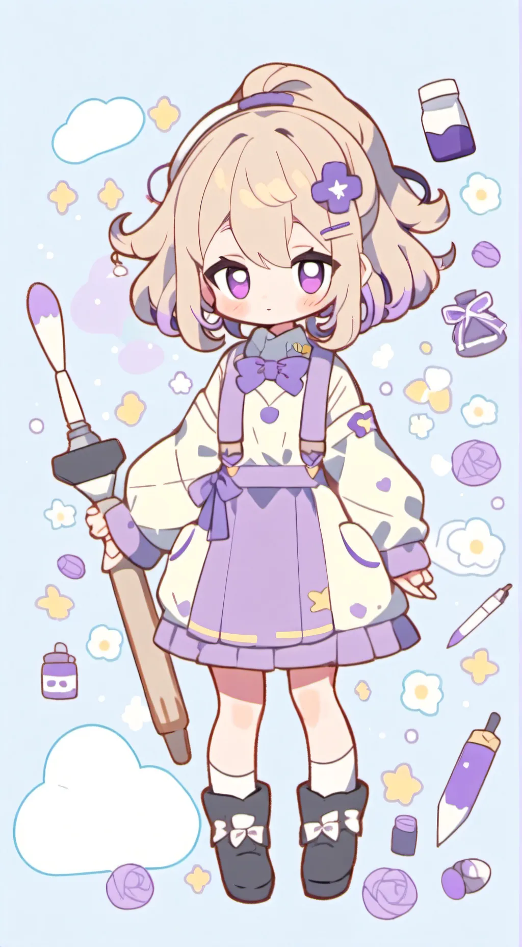 ai character: Brusha:3 background