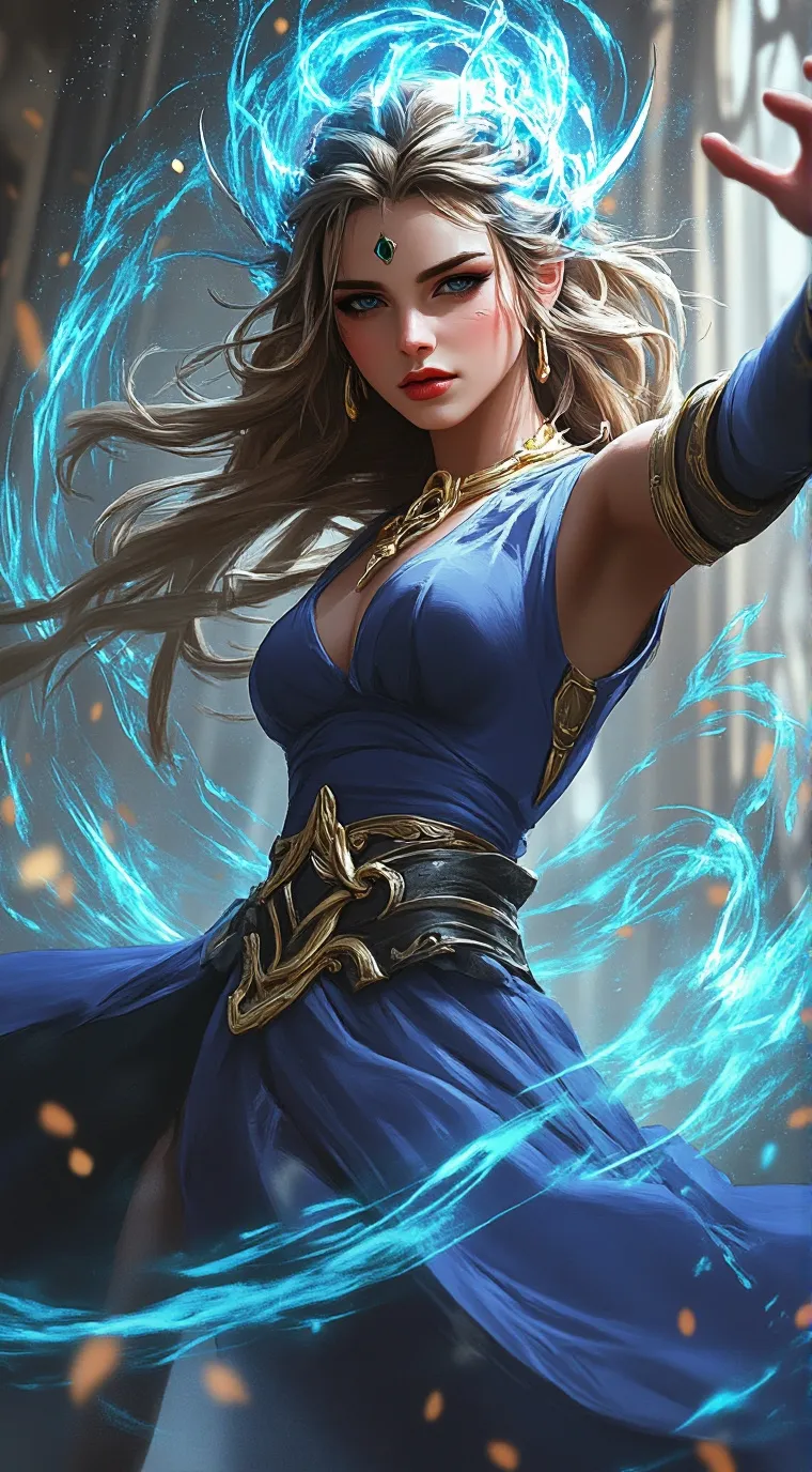 ai character: Sky background