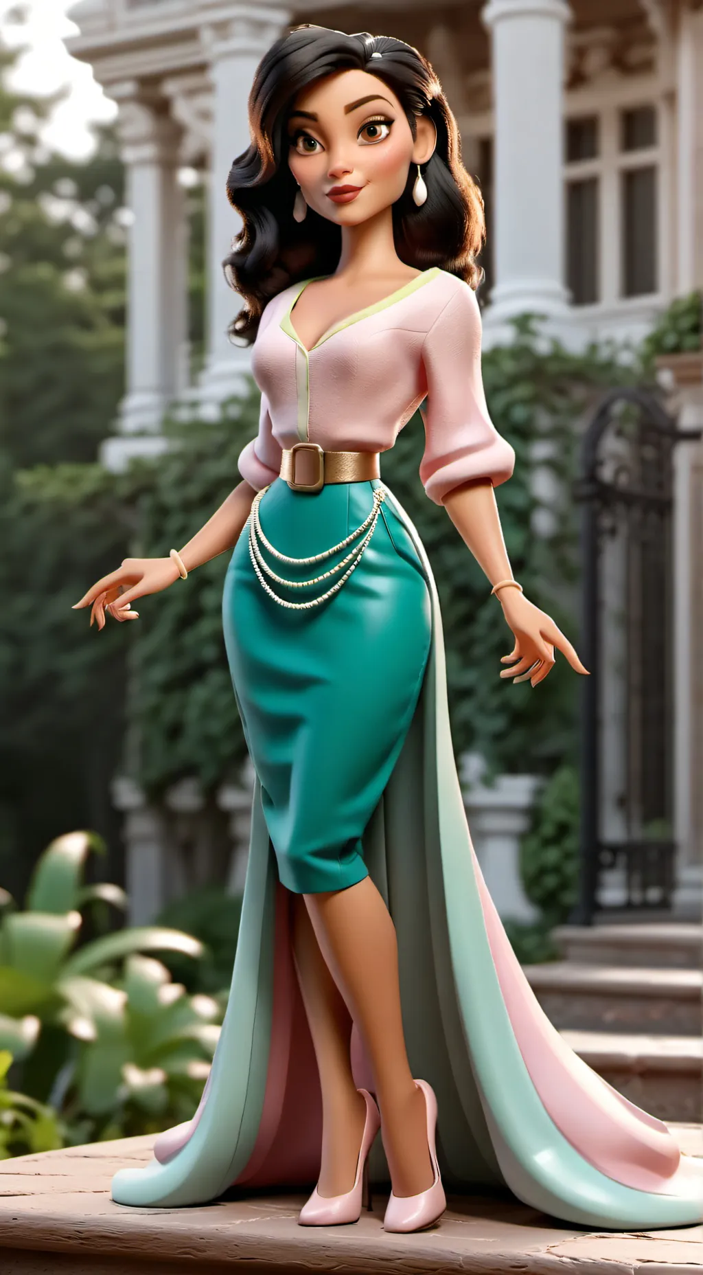 ai character: Tu mamá  background