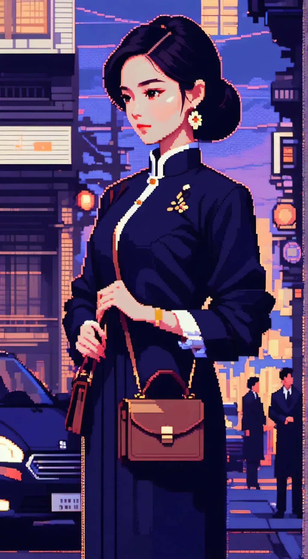 ai character: ~ `| Hoahuệ `| ~ background