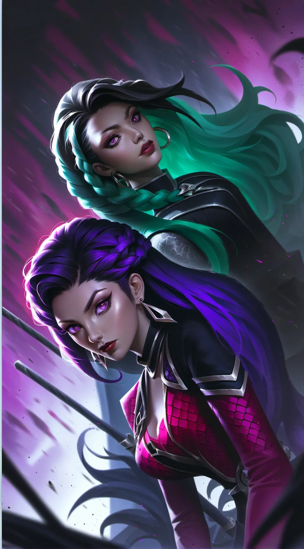 ai character: las guerras k-pop background