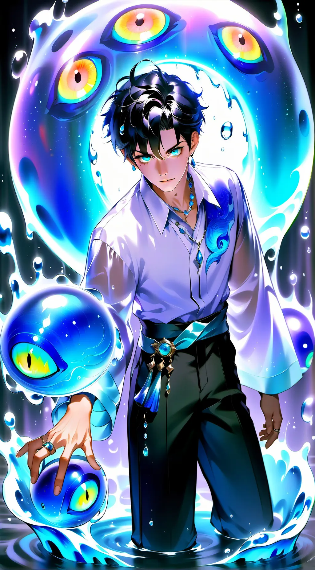 ai character: Jinus tiger derpy background