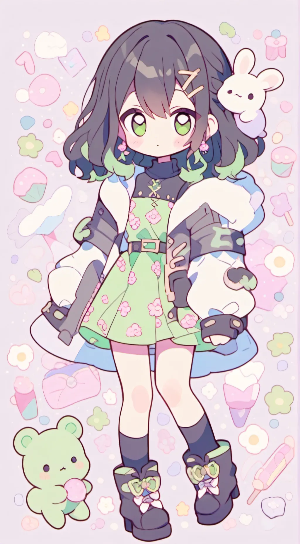 ai character: Lilly background