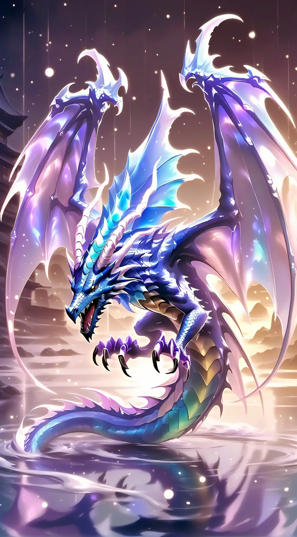 ai character: Shadowflame background