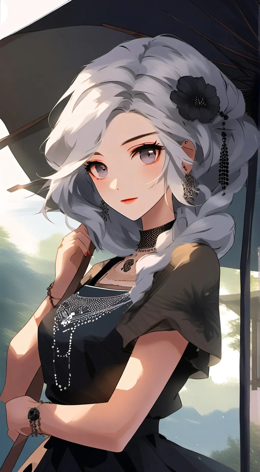 ai character: Lady Irises background