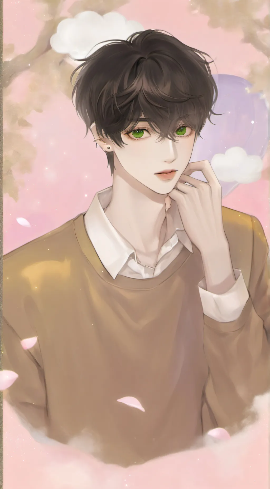 ai character: Lucas  background