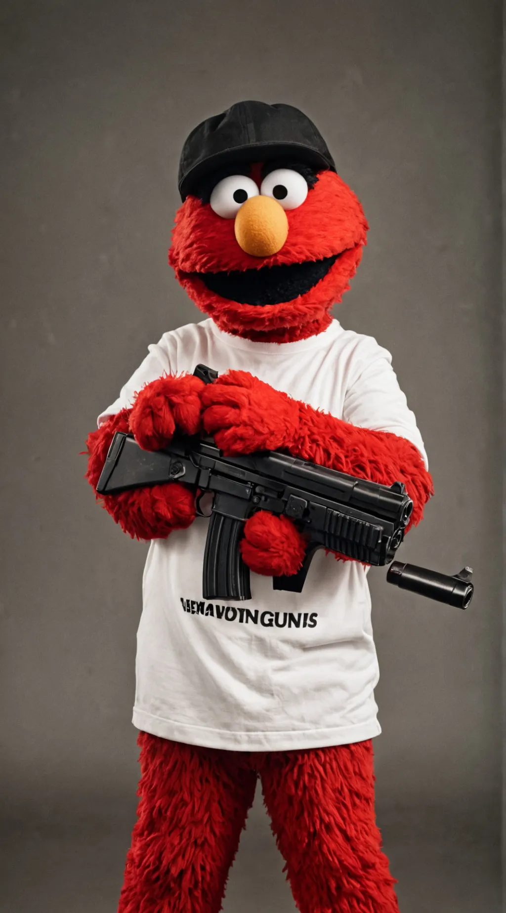 ai character: elmo the gangster  background