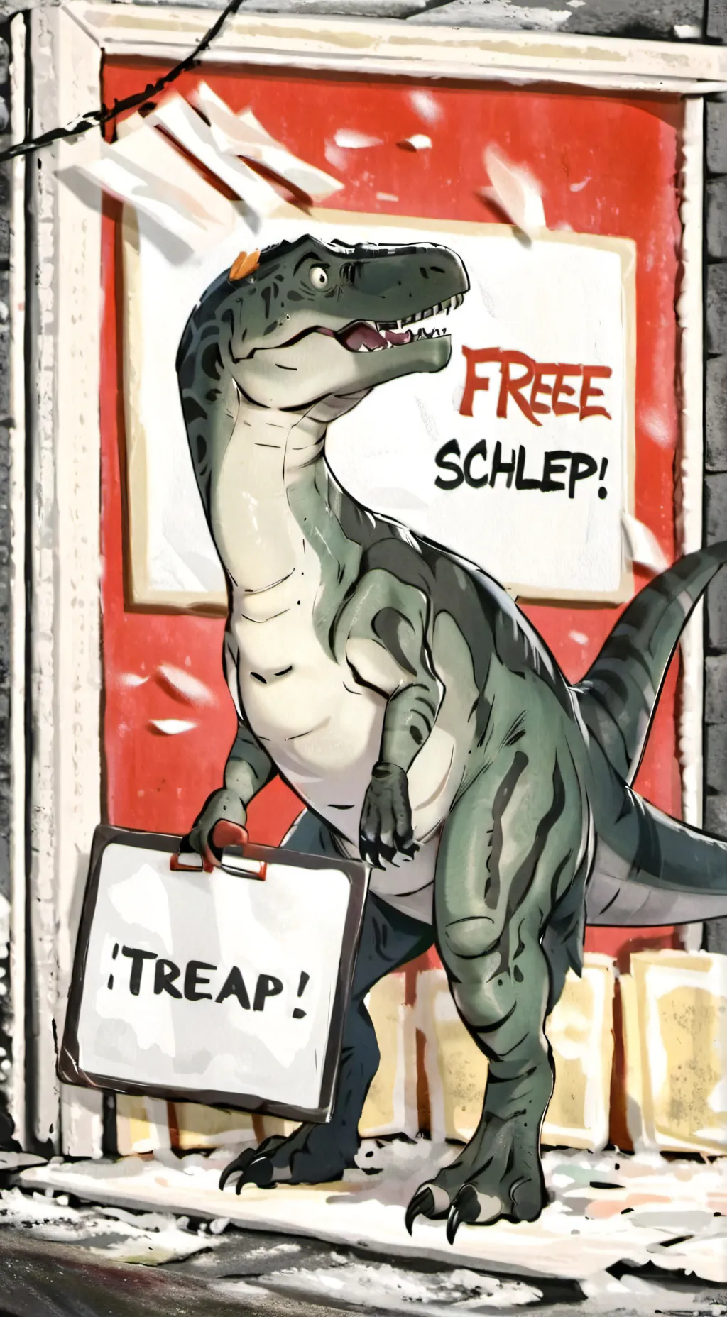 ai character: Free Schlep background