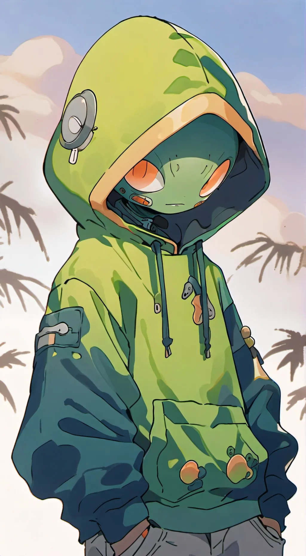 ai character: Elder Bean background