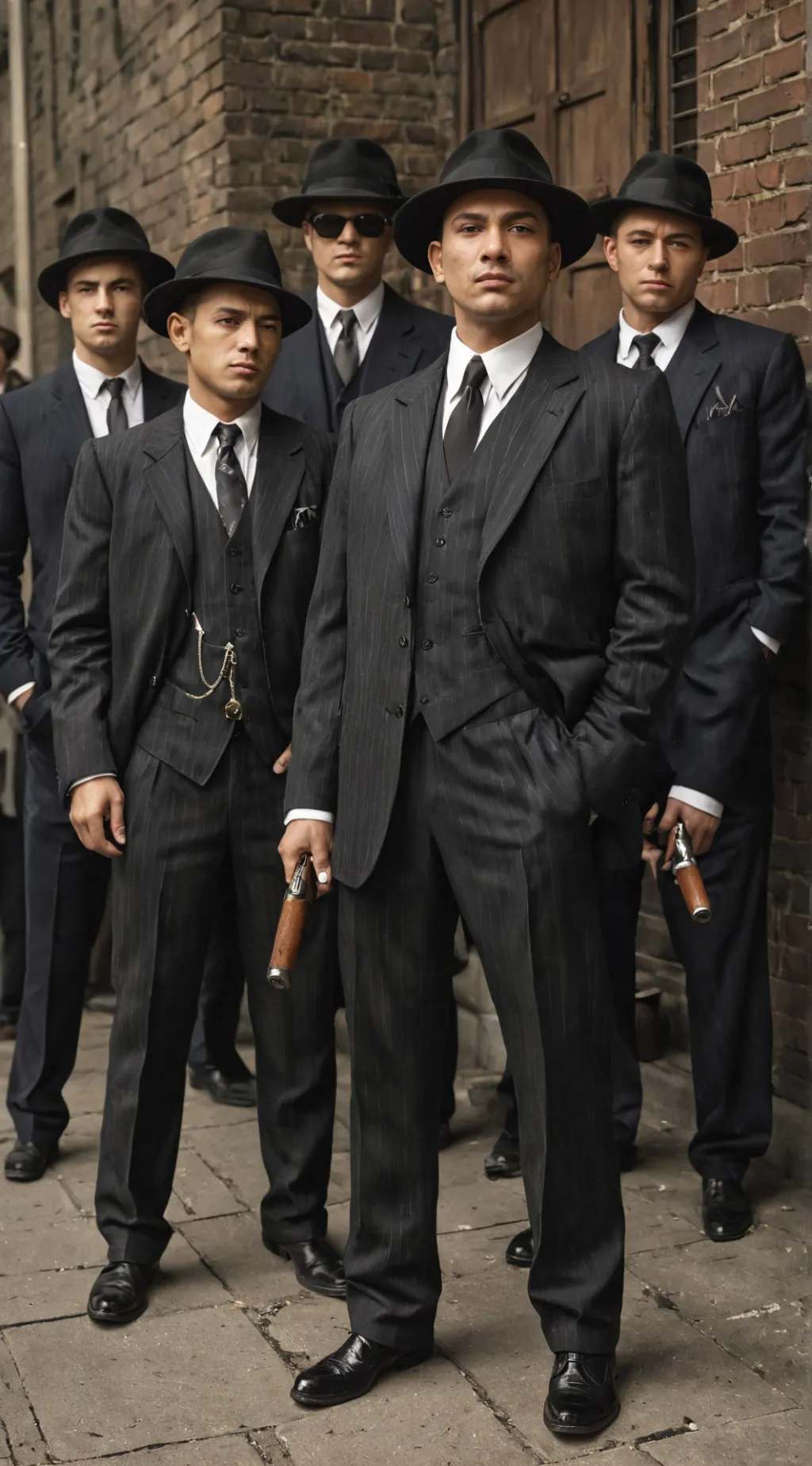 ai character: mafia gang background