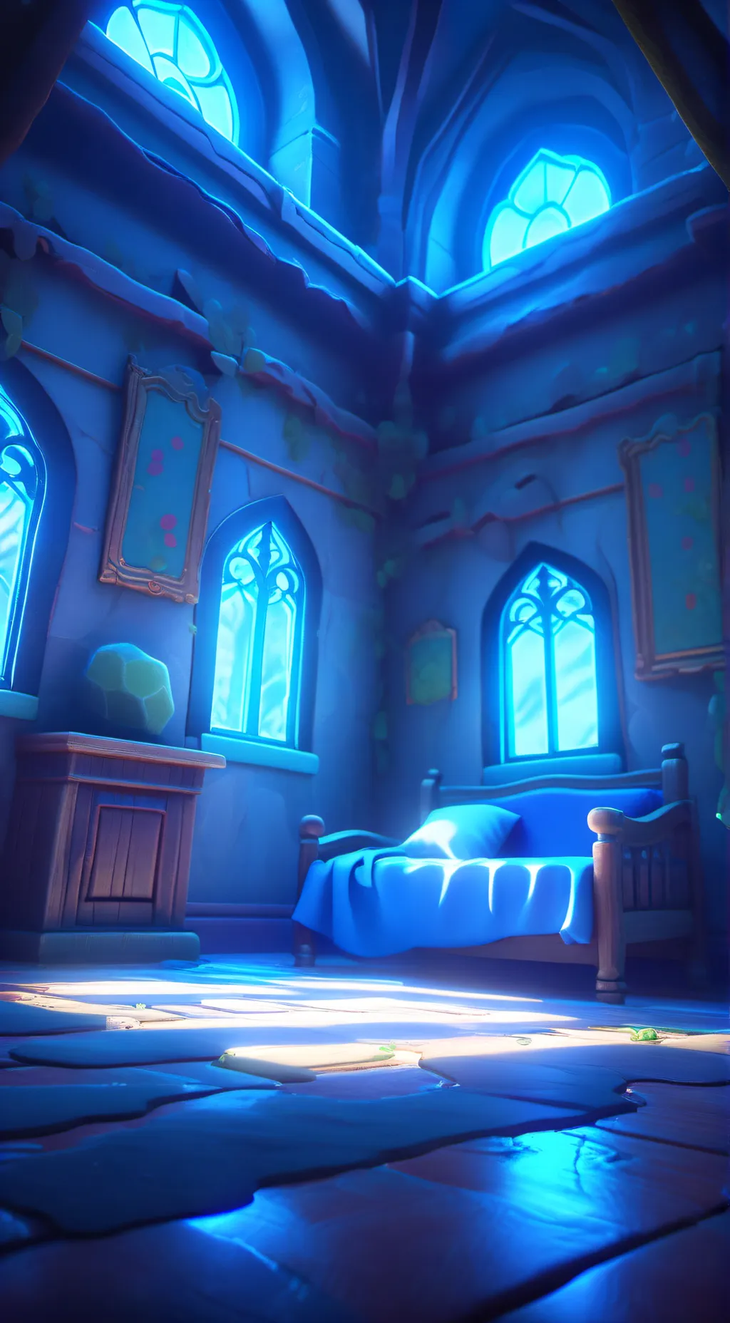 ai character: Dandys world (AU)  background