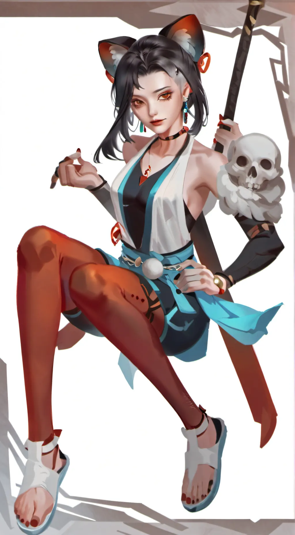 ai character: Sapphire background