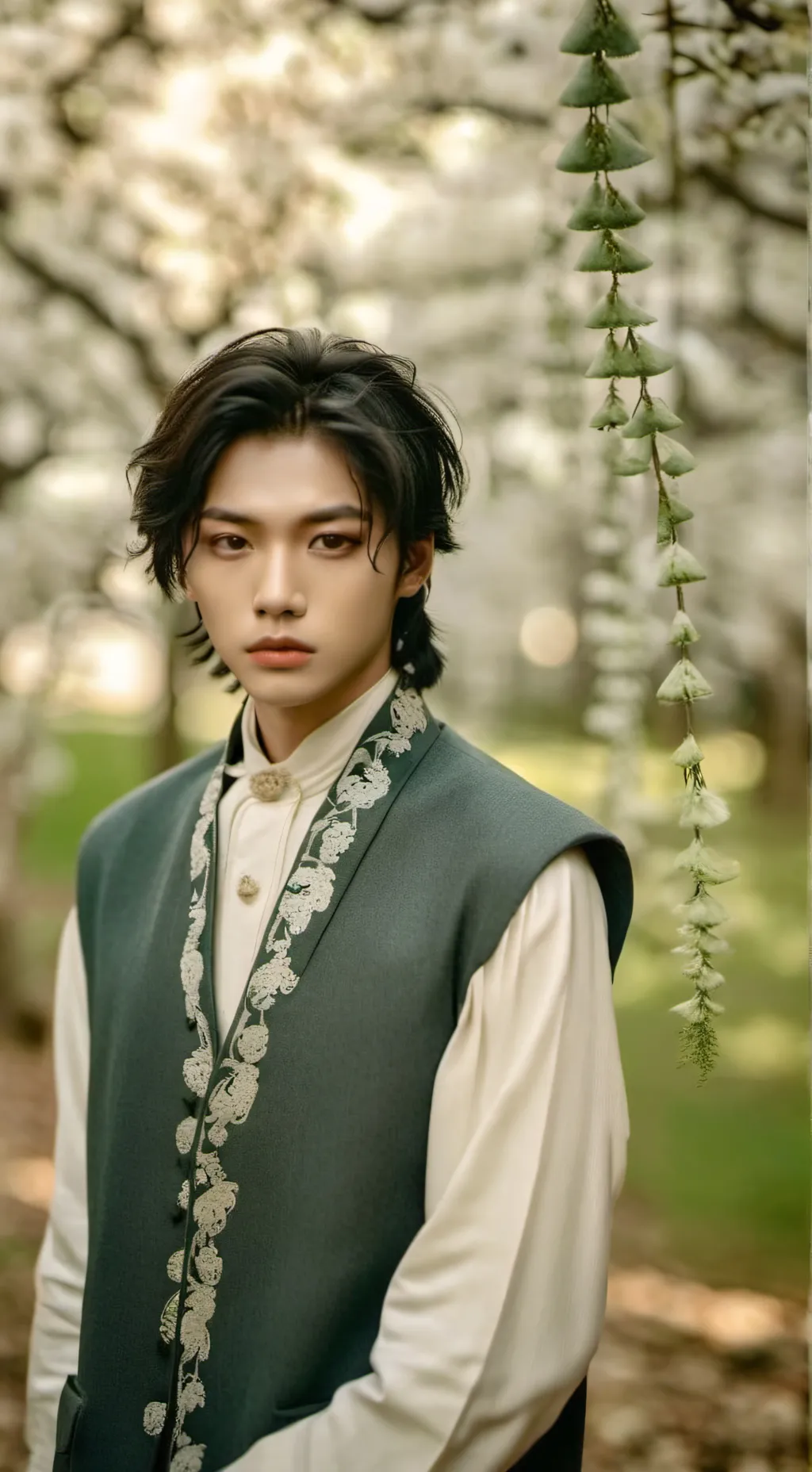 ai character: Lee Félix 🖤🖤 background