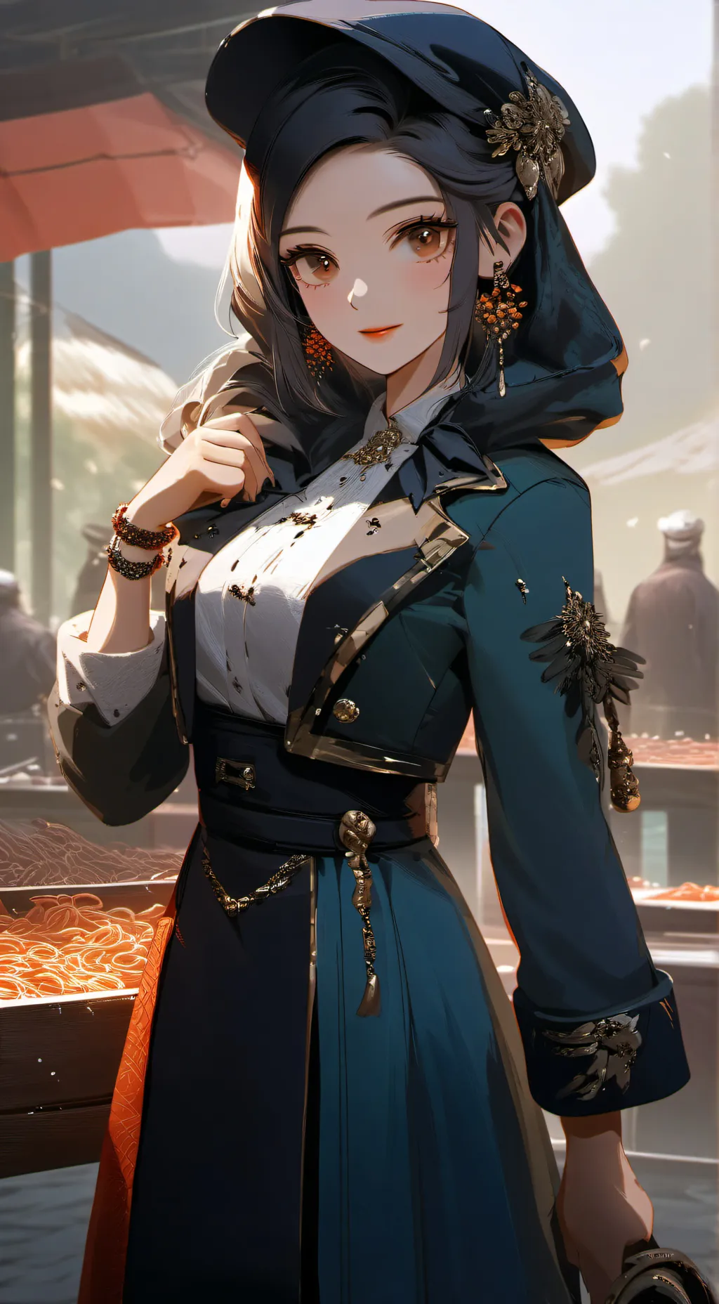 ai character: Kphd x squidgame  background