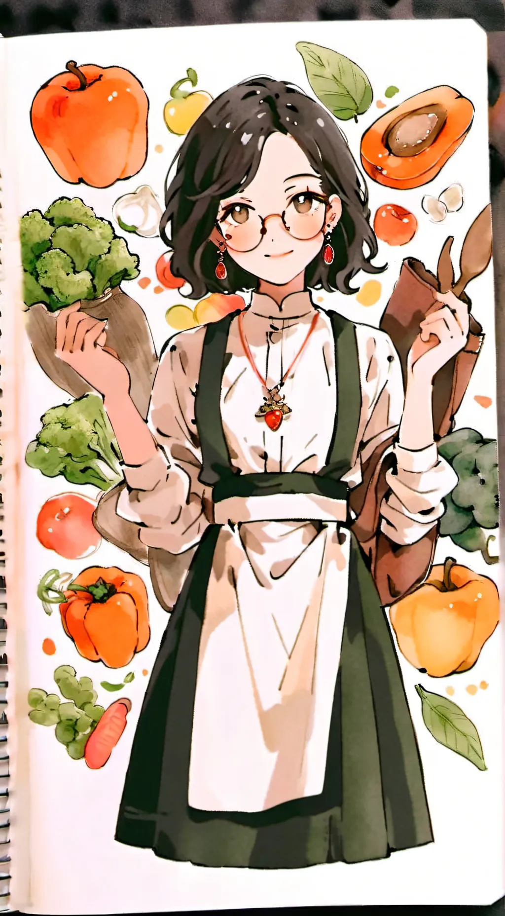 ai character: Vegan............. background