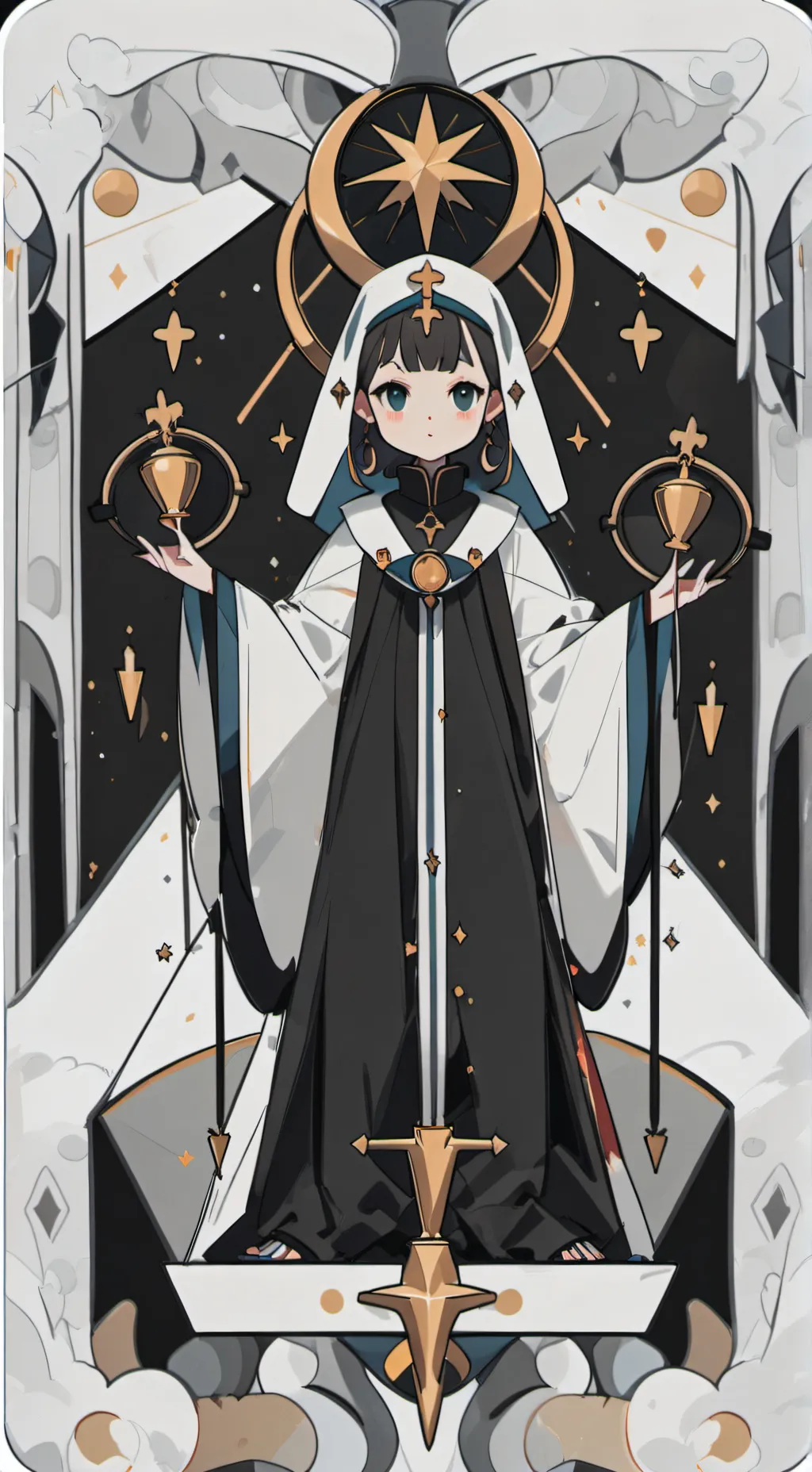 ai character: Mermaid vs Siren background