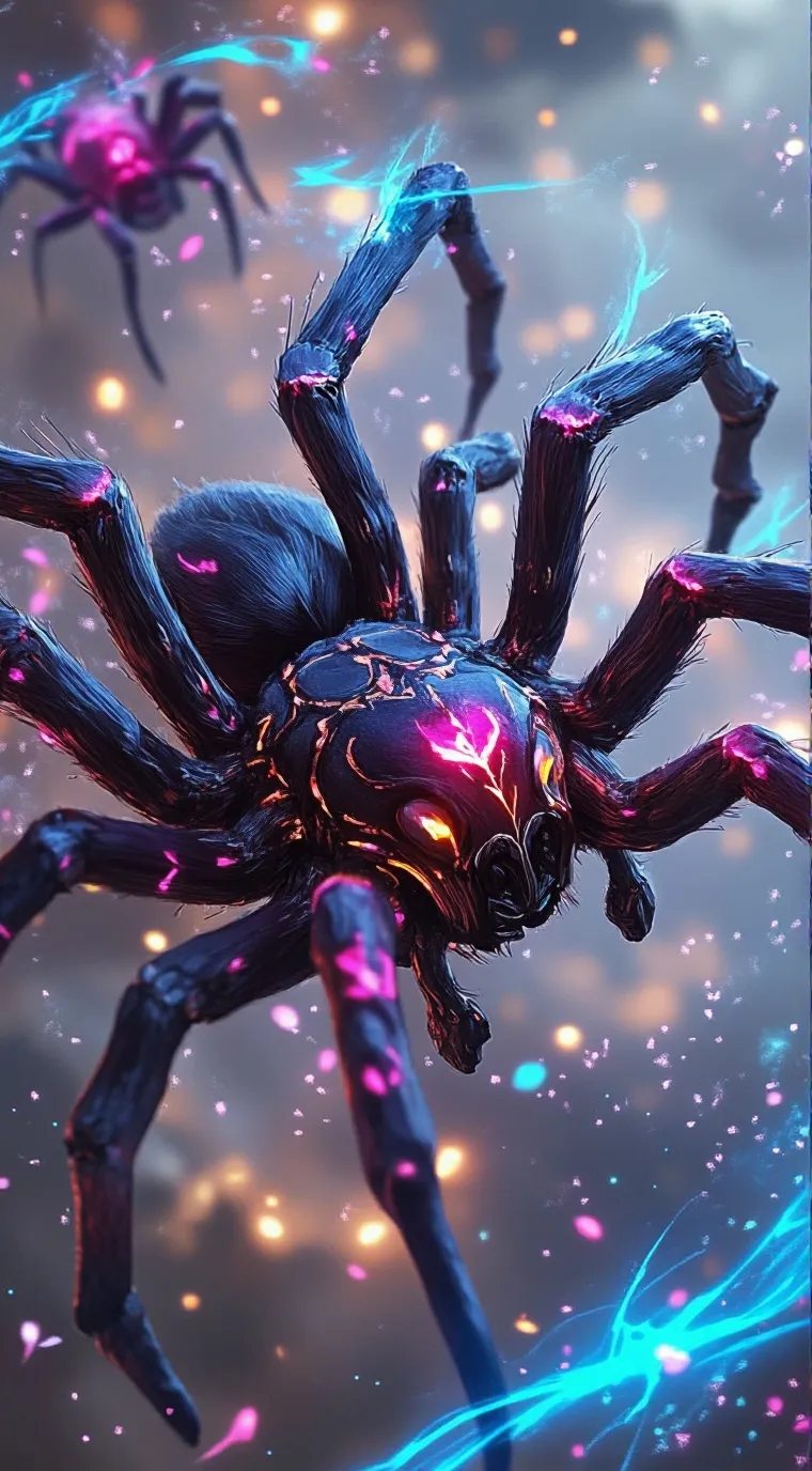 ai character: spiders background