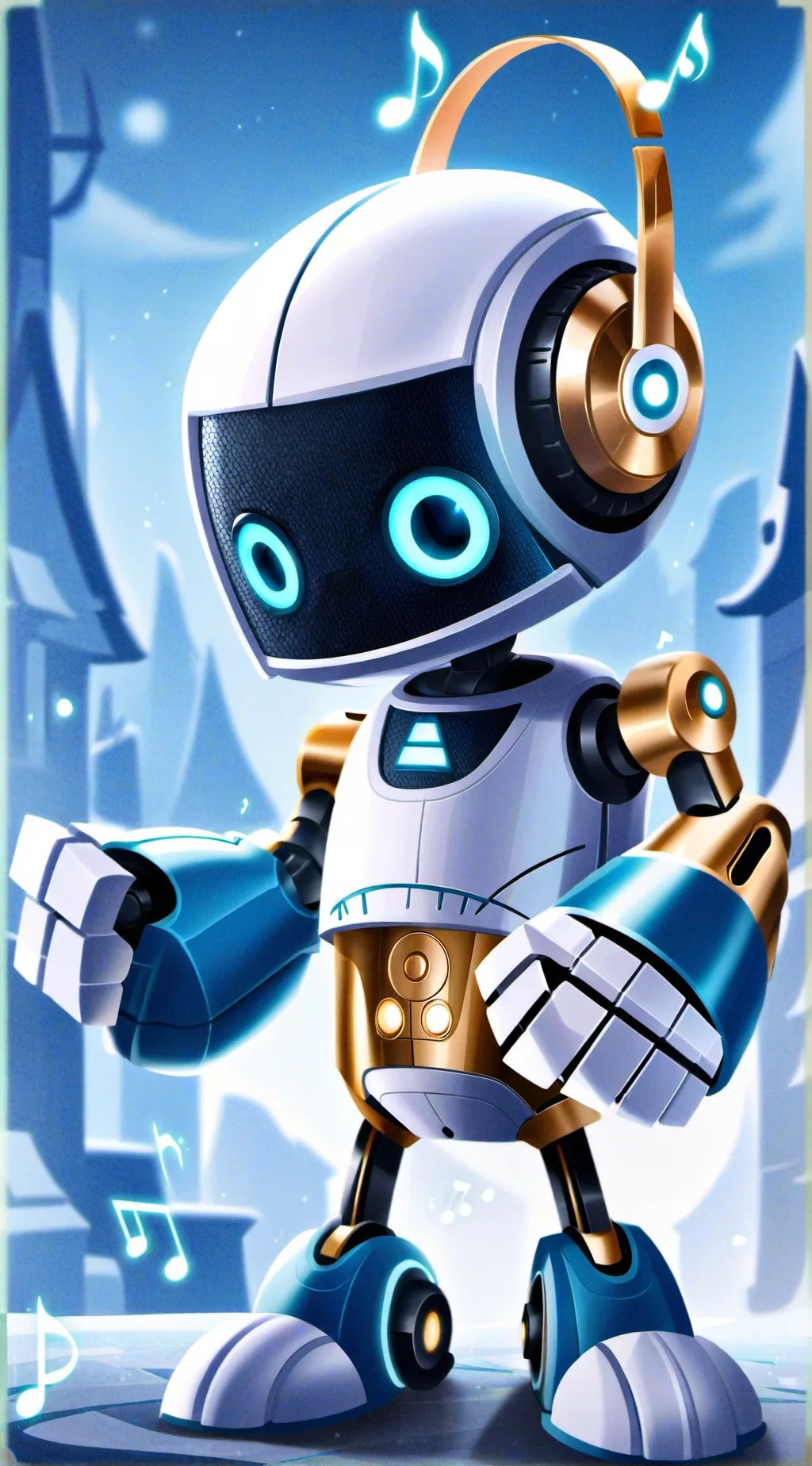 ai character: Music Guy background