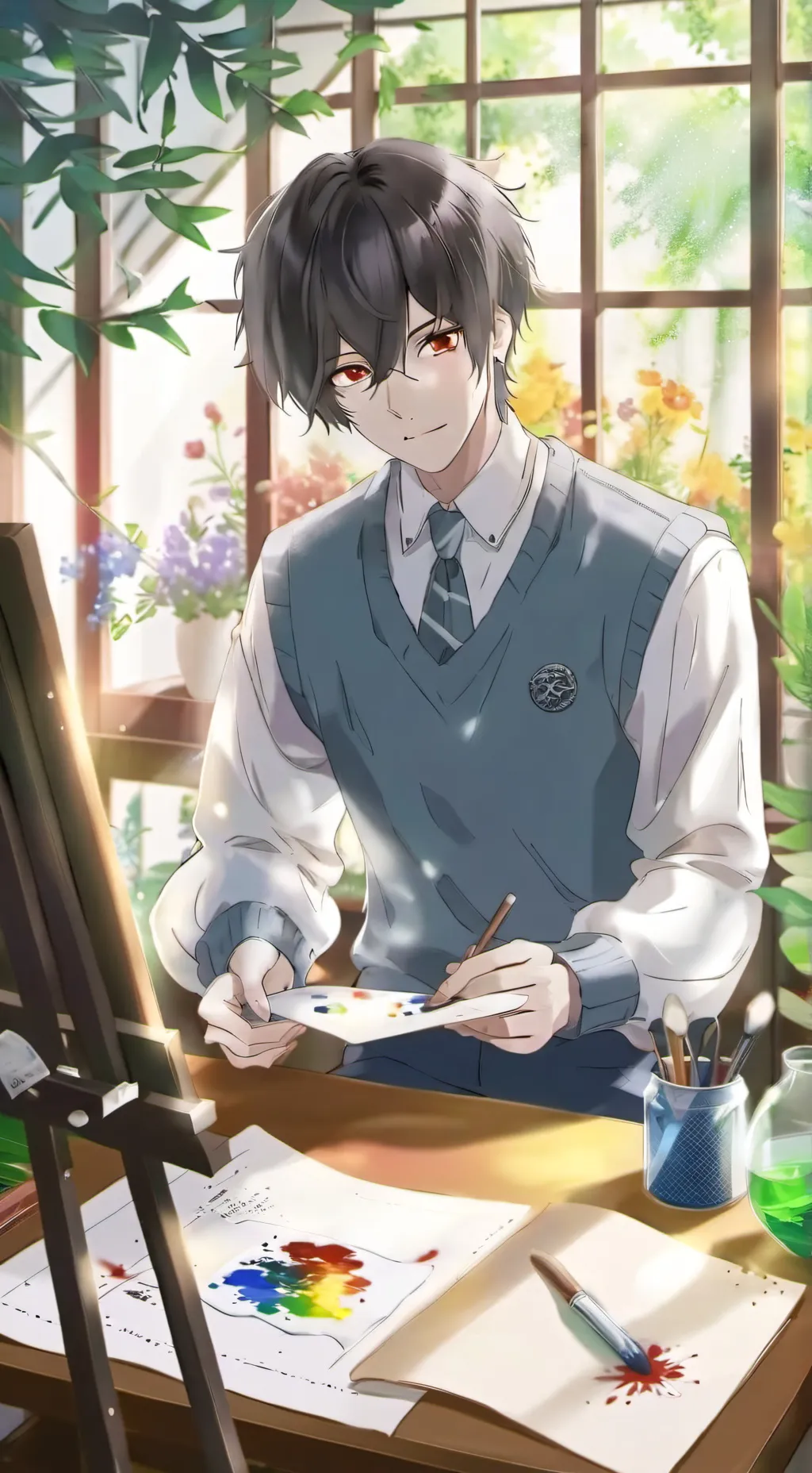 ai character: Isuke background