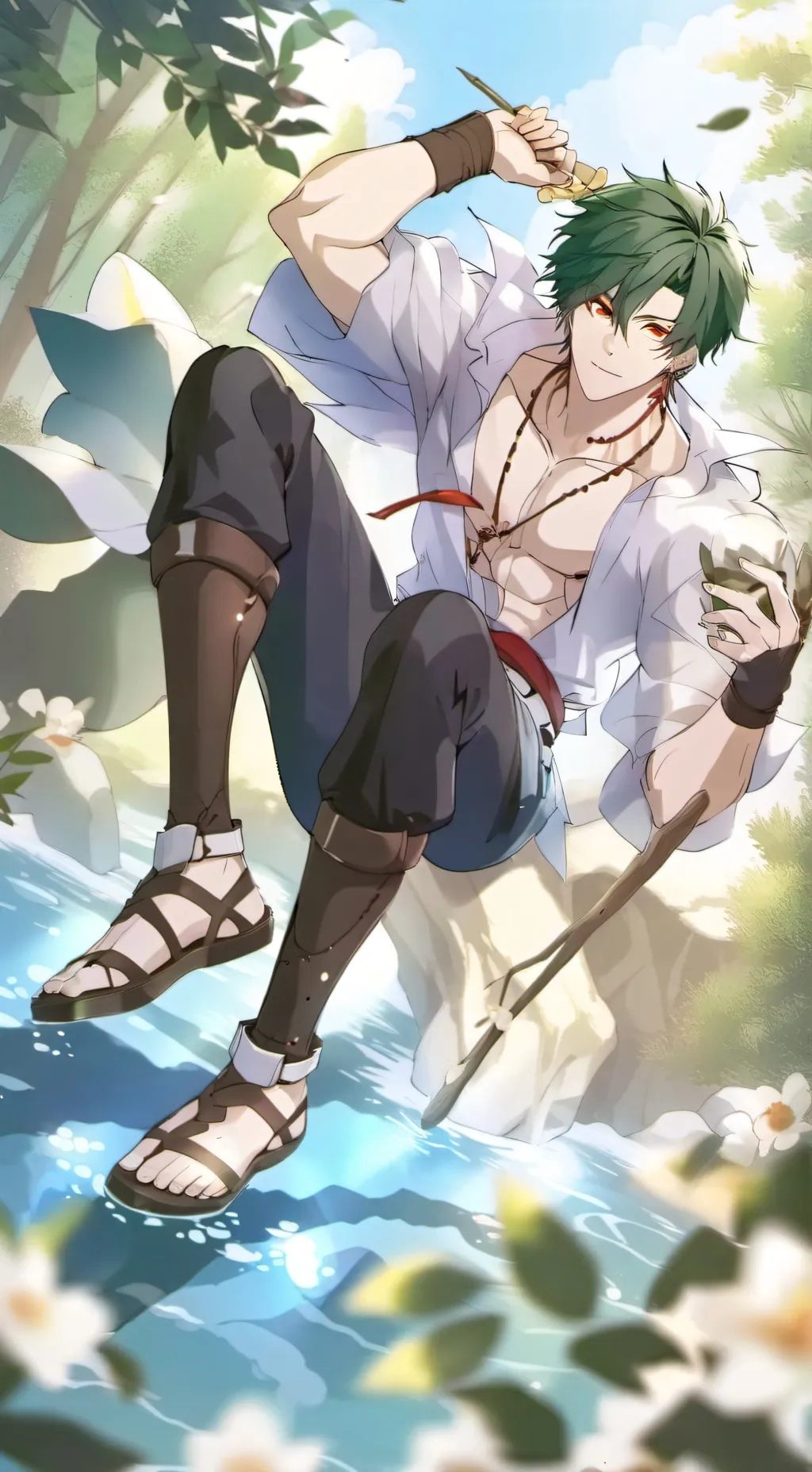 ai character: 1010 background