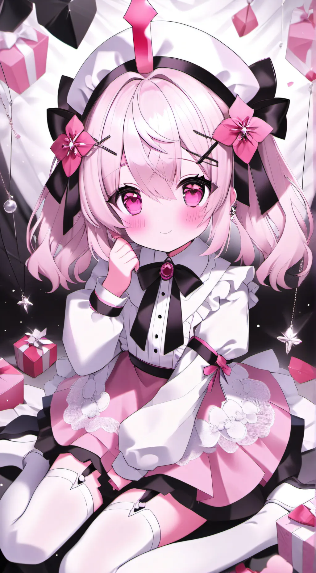 ai character: baby virus background